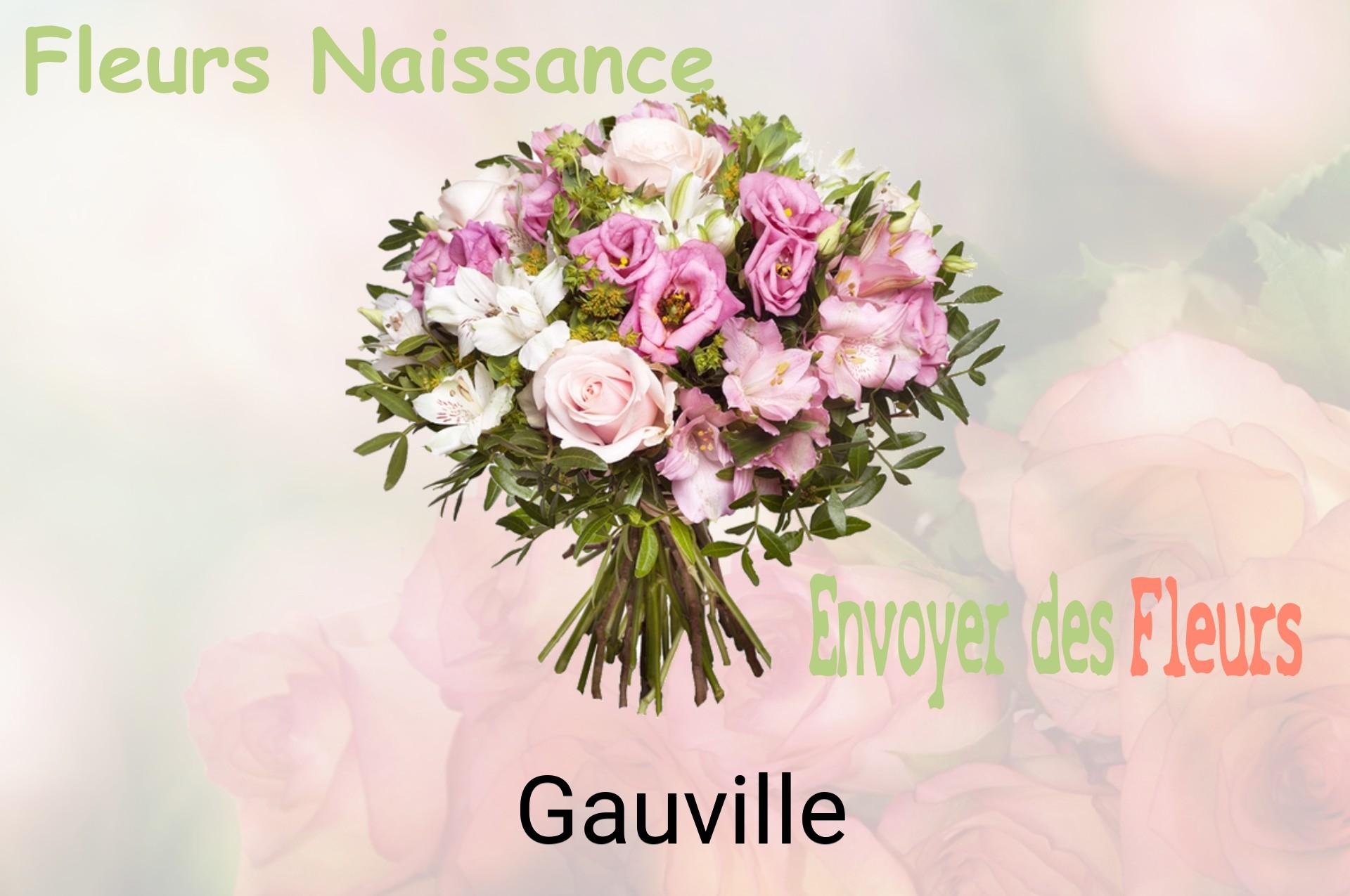Bouquet de fleurs de naissance livré à Gauville